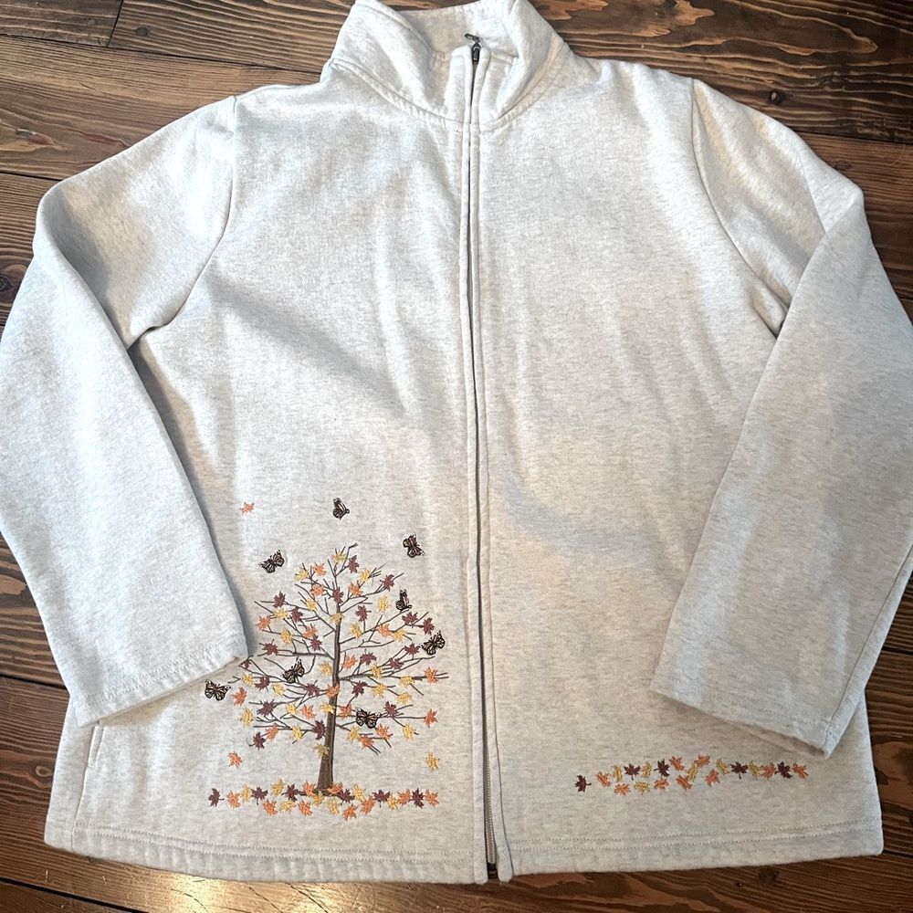 Vintage fall zip up